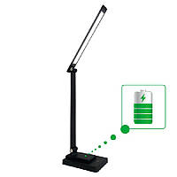 Настільна LED лампа акумуляторна Євросвітло Ridy-10-2-PWR 10 Вт чорна