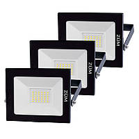 Набір із 3-х прожекторів світлодіодних ZUM 30 6400K