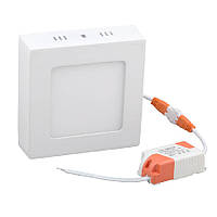 Світильник точковий накладний Євросвітло 6Вт квадрат LED-SS-120-6 4200К