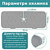 Силіконовий килимок накладка під кран на кухонну мийку чи раковину у ванній SiliconGoods Gray, фото 6
