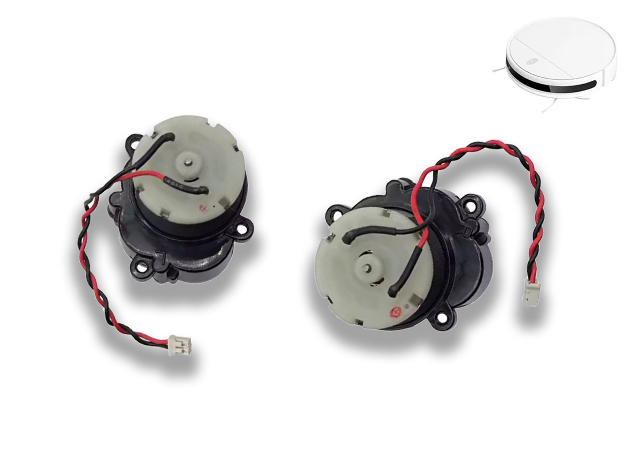 Мотор бічної щітки (комплект 2 шт.) для Xiaomi Mi Robot Vacuum Mop Essential (Mijia G1 / SKV4136GL), фото 1