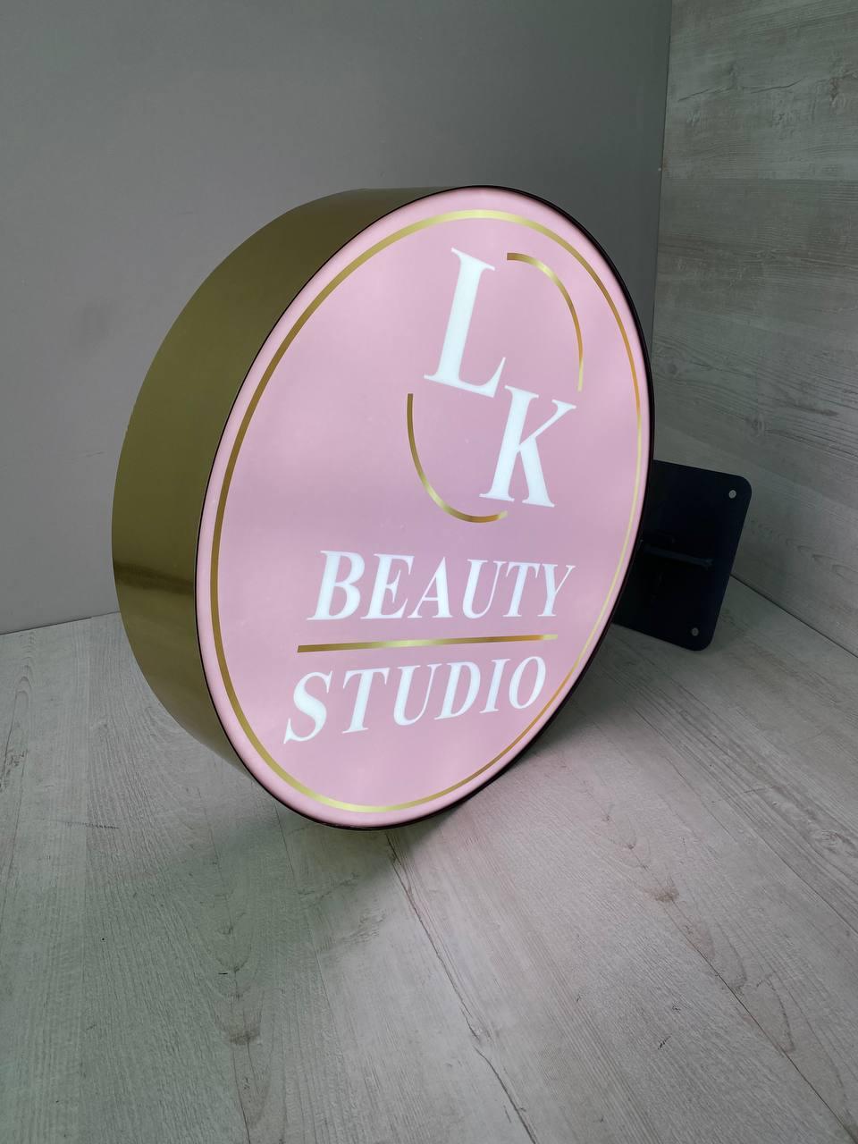 Лайтбокс двосторонній торцевій | Діаметр 800 мм, фото 1