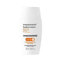 Зволожуючий сонцезахисний крем для  сухої та зневодненої шкіри SPF50 HYDRA CREAM MESOPROTECH 50 мл