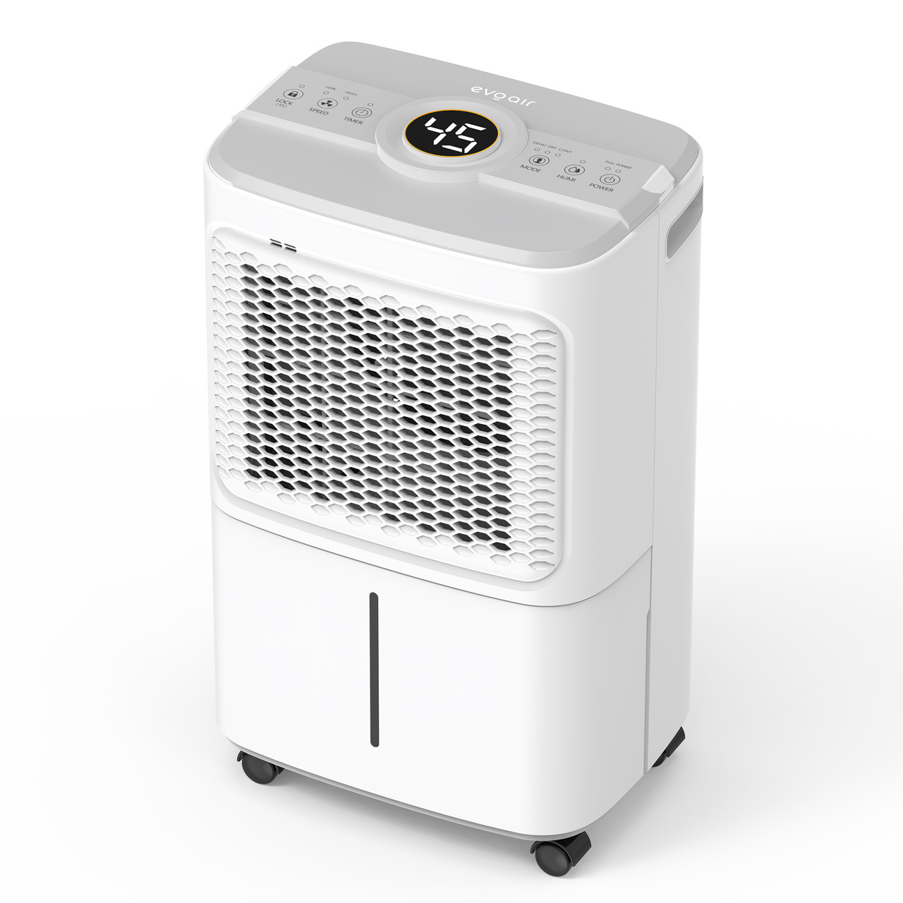 Осушувач повітря Evoair Dryora 12, 12 л/добу, датчик вологості, сушіння білизни, резервуар 1,6 л, фото 1