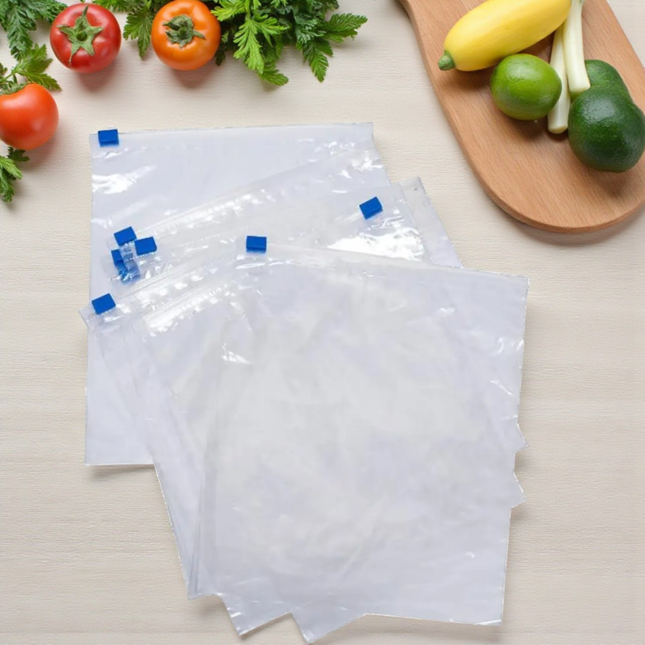 Пакет із замком слайдером (бігунком) 25x35 см 25 шт пакети для заморожування, фото 1