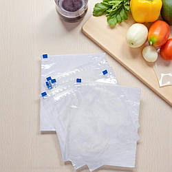 Пакет зі слайдером 28,6x27,9 см 25 шт пакети із замком пакет із застібкою, багаторазові пакети для заморожування