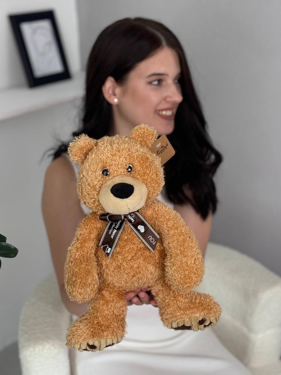 М'яка іграшка Ведмедик кучерявий 37см, фото 1