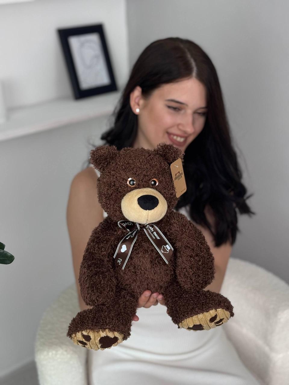 М'яка іграшка Ведмедик кучерявий 37см, фото 1