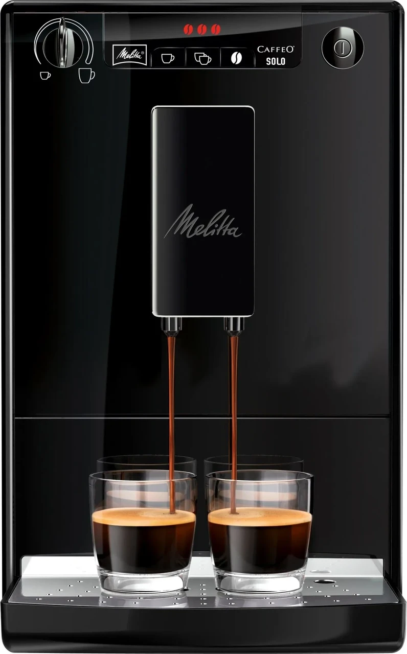 Кавомашина автоматична Melitta Caffeo Solo Pure Black (E950-222 EU)