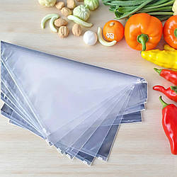 Пакет із слайдером 35x45 см 25 шт пакети із замком бігунком для пакування та заморозки