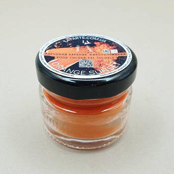 Барвник жиророзчинний сухий Latarte Orange Sunset 30 мл