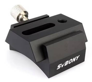 Комплект для встановлення шукача — пластина ластівчин хвіст із різзю 1/4" і основи під два гвинти