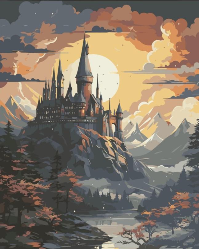 Картина за номерами ArtCraft Школа чарів і чаклунства (ACR-11074-AC) 40 х 50 см, фото 1