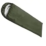 Туристичний спальник з капюшоном 210×75 см, 1.5 кг, до -30°C, фото 3