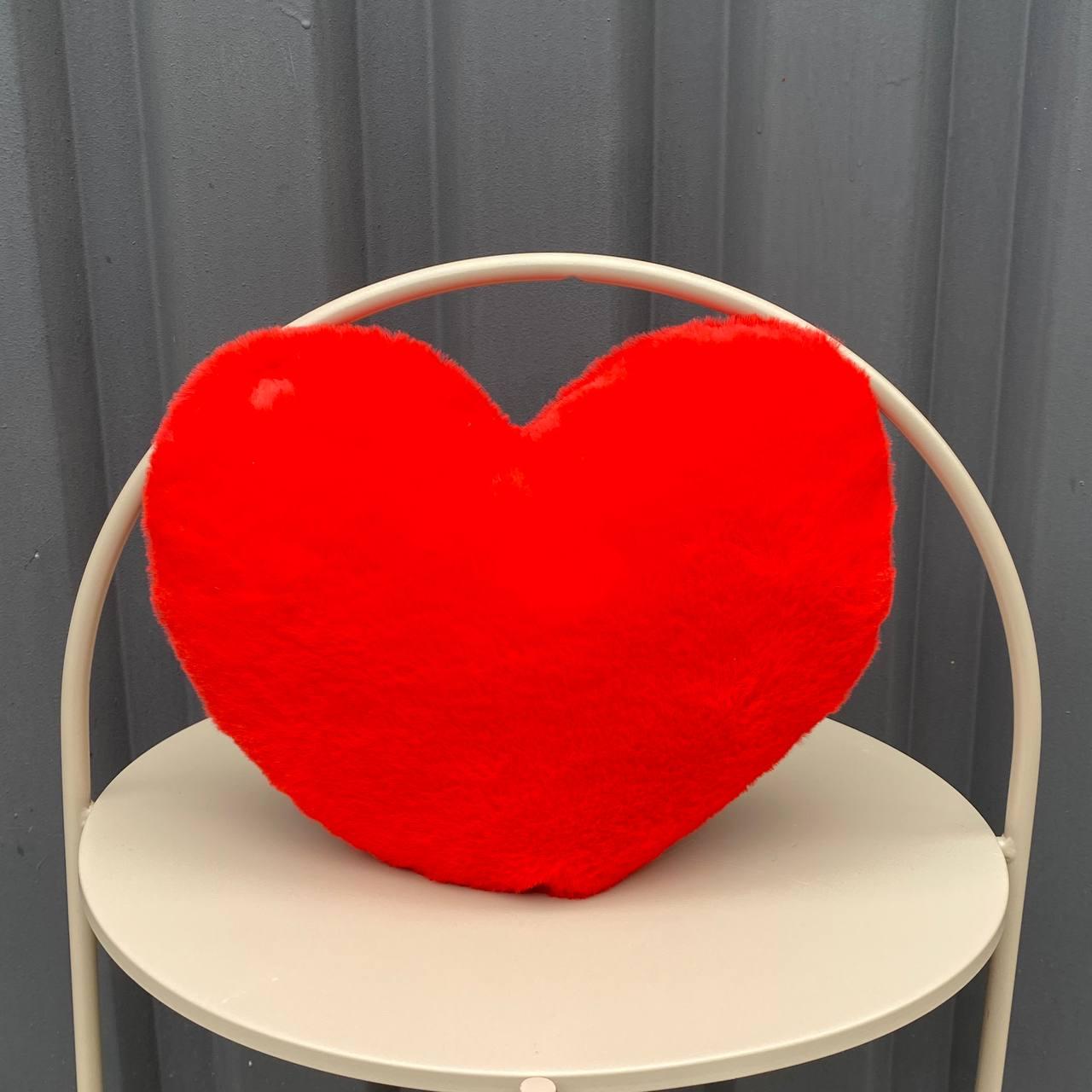 М'яка подушка Сердечко 20см на 20см, фото 1