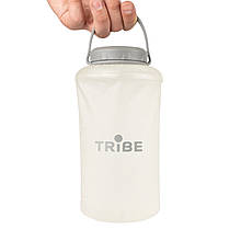 Бутилка Tribe Soft Bottle 1 л TPU м'яка T-FE-0023-кристально-біла для води з капсулами