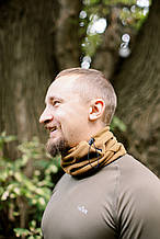 Флісова шийна пов'язка Tribe Neck Warmer з затяжкою T-KF-0020 OS кайот для лижного спорту