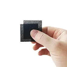 Комплект фільтрів пилових BactoSfera EKRAN Jalousie FILTER, розмір 40х40 мм, чорний, 2 шт в упаковці