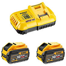 Зарядний пристрій DeWALT DCB118Y2 8 А з Li-Ion акумуляторами 18 В/54 В XR FLEXVOLT