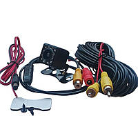 Камера заднього огляду з ІЧ-підсвіткою, 12 ІЧ-діодів, 170°, паркувальна розмітка — УНІВЕРСАЛЬНА