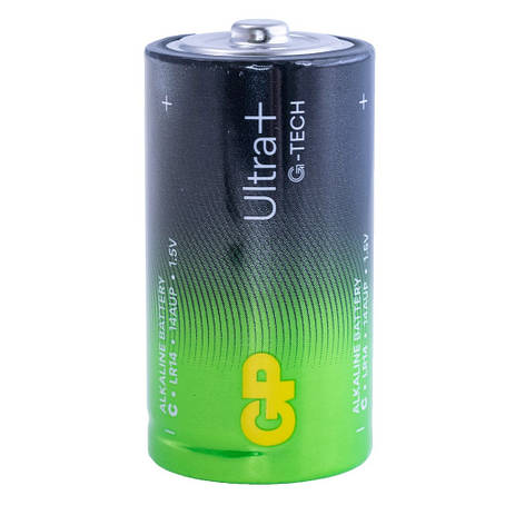 Батарейка C лужна 1,5V 1шт. GP Batteries Ultra+ G-TECH, LR14UP, фото 1