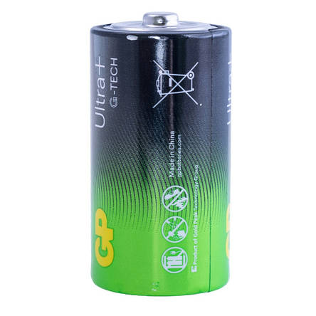 Батарейка C лужна 1,5V 1шт. GP Batteries Ultra+ G-TECH, LR14UP, фото 2