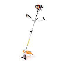 Мотокоса Хенді TMK325 з 2-тактним мотором 33 см³, потужність 1 кВт, вага 6,8 кг, об'єм бака 1,1 л