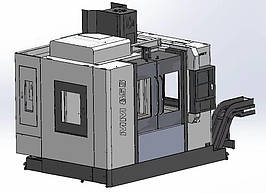 Фрезерний станок з ЧПУ MAST MM855 S24, потужністю 11 кВт, з діапазоном швидкості 1-10000 об/хв, розміром столу 1000х550 мм