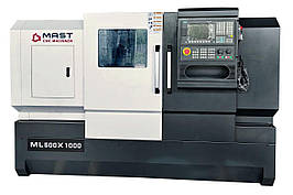 Токарний станок з ЧПУ MAST ML 500x1000 SH8, потужністю 7,5 кВт, вагою 2000 кг, 8 інструментами