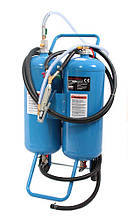 Комбінований піскоструйний апарат Бас Польска BP-4252, 2 баки по 25 л, витрата повітря 400-800 л/хв