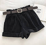 Шорти з поясом для милих дам "Вельвет", фото 3
