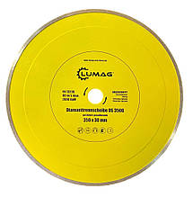 Алмазний диск Lumag цільний DS350G, розміри - Ø 350х30 мм