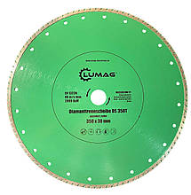 Алмазний диск Лумаг турбо DS350T, розміри - Ø 350х30 мм, для різання металу