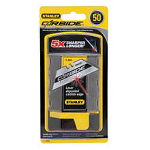 Леза запасні для опоряджувальних робіт трапецевідние Carbide довжиною 62 мм шириною 19 мм товщиною 0.6 мм 5 штук в упаковці