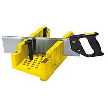 Стусло з полістиролу з ножівкою і фіксаторами STANLEY 1-20-600 довжина 220 мм ширина 80 мм висота 40 мм