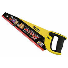 Ножівка Jet-Cut Fine довжиною 380 мм для поперечного та поздовжнього різу по деревині STANLEY 2-15-594 товщина полотна 1 мм