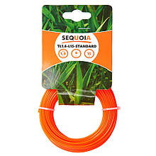 Косильна жилка SEQUOIA TL1.6-L15-Standard діаметр 1.6 мм довжина 15 м