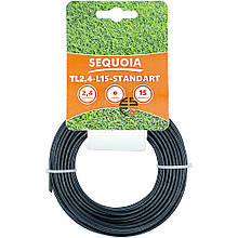 Косильна жилка SEQUOIA TL2.4-L15-Standart діаметр 2.4 мм довжина 15 м