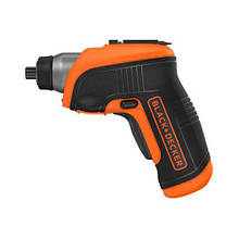 Викрутка акумуляторна BLACK+DECKER CS3652LC Li-Ion 3.6 В макс. крутний момент 5.84 Нм вага 0.32 кг
