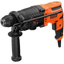 Перфоратор мережевий SDS-Plus BLACK+DECKER BEHS01 потужність 650 Вт вага 3.57 кг