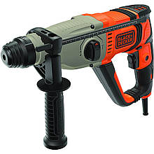 Перфоратор мережевий SDS-Plus BLACK+DECKER BEHS02K потужність 800 Вт вага 5.36 кг