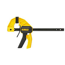 Струбцина М триггерна з максимальним зусиллям стиснення 63 кг DeWALT DWHT0-83139 довжина 150 мм глибина 62 мм