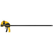 Струбцина XL триггерна з максимальним зусиллям стиснення 270 кг DeWALT DWHT0-83187 глибина 95 мм довжина 900 мм