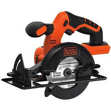 Пила дискова акумуляторна BLACK+DECKER BDCCS18N діаметр диска 140х12.7 мм вага 2.08 кг