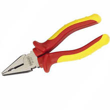Плоскогубці електрика MaxSteel VDE 1000V комбіновані довжиною 200 мм STANLEY 0-84-002 ізольовані для роботи з 1000V