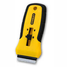 Скребок пластиковий Glass Tile Scraper для скла і керамічної плитки STANLEY 0-28-217 ширина леза 43 мм довжина 135 мм