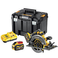 Пила дискова акумуляторна DeWALT DCS579X2 Li-Ion 54В XR FLEXVOLT вага 3.6 кг діаметр диска 190х30 мм