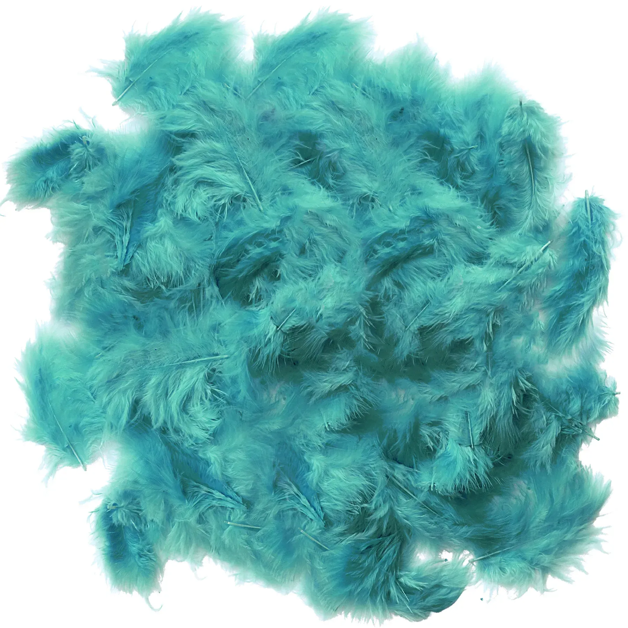 Пір'я для повітряних куль блакитне 10 гр.(+-2 гр.)