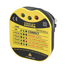Тестер розеток настінний STANLEY FMHT82569-6 CAT II 230 В для європейської вилки AC 230 V