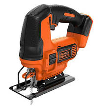 Пила лобзикова акумуляторна BLACK+DECKER BDCJS18N Li-Ion 18В вага 2.22 кг частота 0-2500 ход/хв